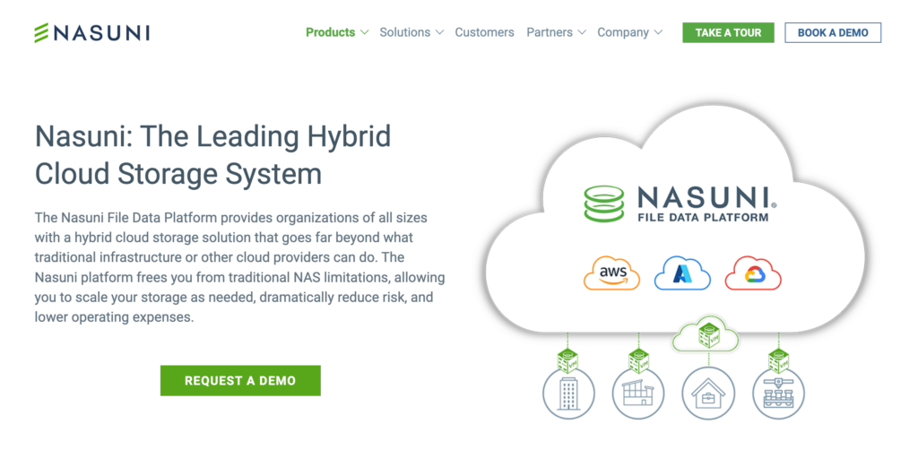 Nasuni homepage: The leading Hybrid Cloud Storage System